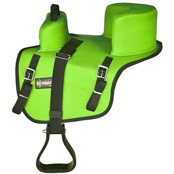 Hilason Buddy Child Seat For Horse Saddle Riding Lime Green