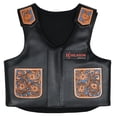 thumbnail image 2 of Hilason 97HS Bull Riding Vest – Black Pro Rodeo Cordura – Large – HSPV307 2 of 4