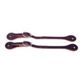 thumbnail image 1 of Hilason Burgundy Latigo Leather Kid Spur Straps Western Tack, 1 of 2