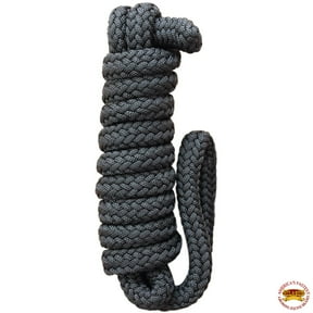 10 ft Hilason Riding Horse Cotton Lead With Snap Rope Black - Walmart.com