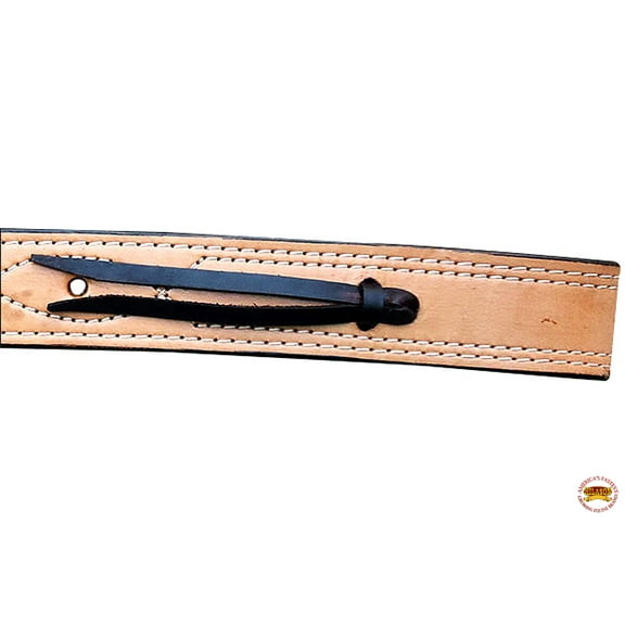 Hilason Leather Saddle Flank Cinch Off Billet Tan