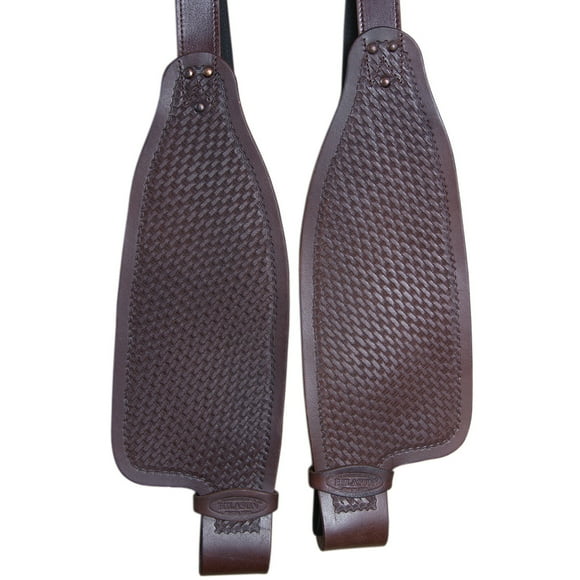 Hilason Leather Saddle Replacement Fender Pair With Hobble Strap Adult