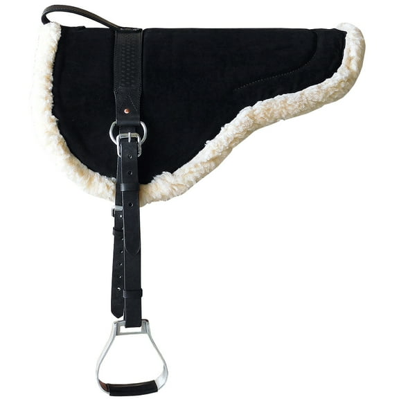 Hilason Natural Horsemanship Leather Bareback Western Treeless Saddle Pad