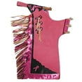 thumbnail image 1 of Hilason Pro Rodeo Bull Riding Breast Cancer Chaps, 1 of 7