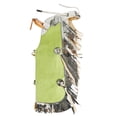 thumbnail image 1 of Hilason Pro Rodeo Bull Riding Chaps Leather Youth Green, 1 of 5