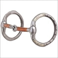 thumbnail image 1 of Hilason Stainless Steel Smooth Joint Show Snaffle Horse Bit, 1 of 2