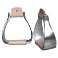 thumbnail image 1 of Hilason Western Aluminium Roper Horse Saddle Stirrups Pair W/ 5" Width, 1 of 5
