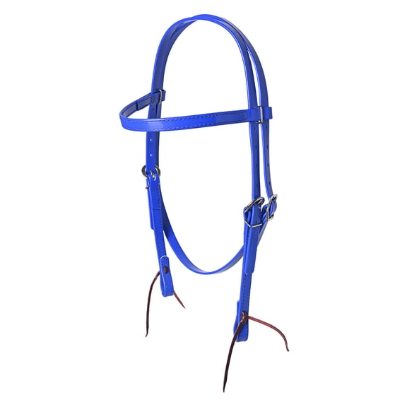 HILASON Western Horse Biothane Leather Headstall Tack Royal Blue
