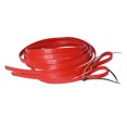 thumbnail image 1 of HILASON Western Premium Biothane Leather Horse Split Rein Red, 1 of 3