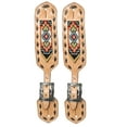 thumbnail image 1 of Hilason Western Spur Straps American Genuine Leather Tan Beaded Inlay, 1 of 3