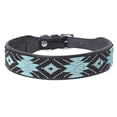 thumbnail image 1 of Hilason Western Style Heavy Duty Beaded American Leather Pet Dog Collar, 1 of 3