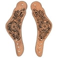 thumbnail image 1 of Hilason Western Women Spur Straps American Genuine Leather Antique Brown, 1 of 5