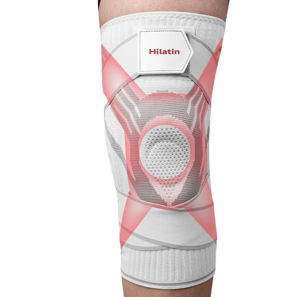 Hilatin Knee guards for athletic use, Adjustable Knee Brace for Men with Side Stabilizers, Non-Slip Knee Support for Women