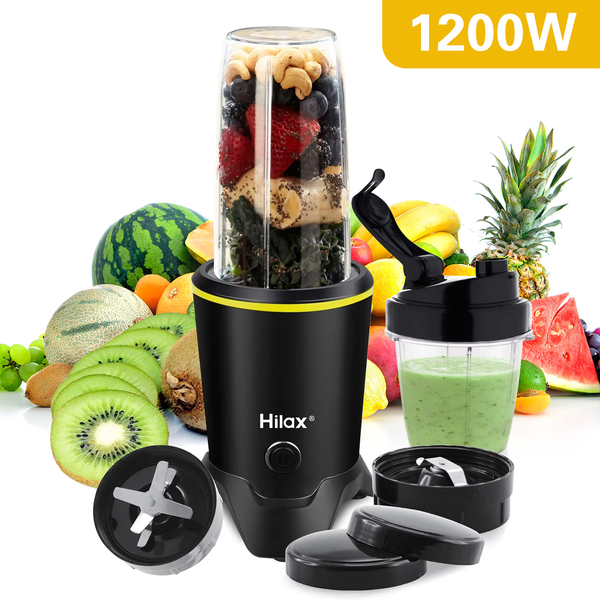 Hilax Food Processor Blender Combo 8 in 1 Juicing Slicing Kneading -  household items - by owner - housewares sale 