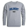 thumbnail image 1 of Hilbert College Hawks Dad Crewneck Sweatshirt, Heather Grey - Small, 1 of 1