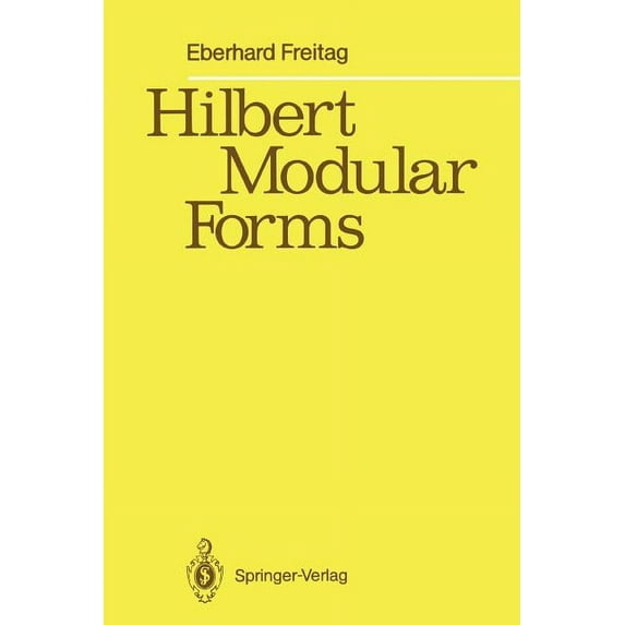 Hilbert Modular Forms (Paperback)