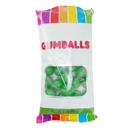 Hilco Green Apple Gumballs, 8 oz Regular Size, Chewing Gum