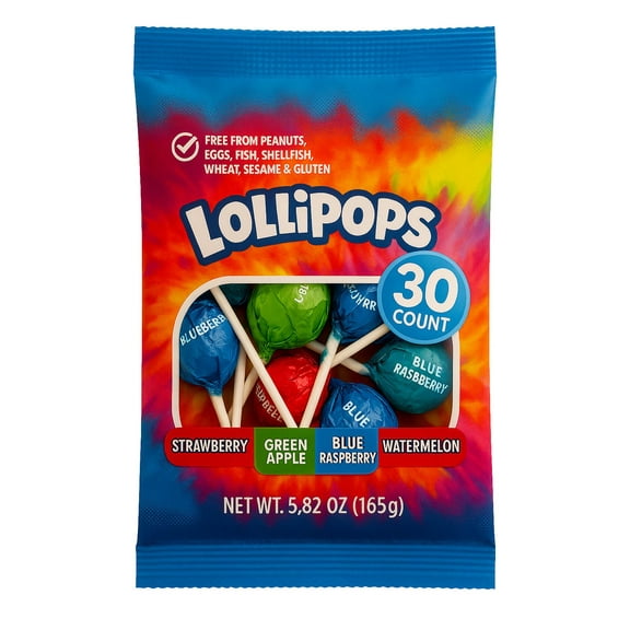 Hilco Sweets Lollipops Assorted Flavors 30 Count 5.82 oz Bag
