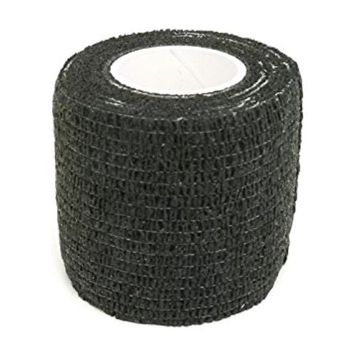 Hildbrandt Brand Cohesive Tattoo Grip Cover wrap, Tubes and Needle Holder Cushion - Black