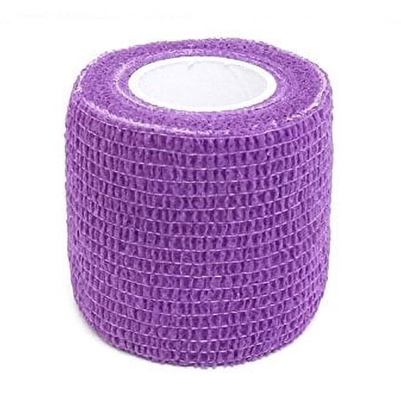 Hildbrandt Brand Cohesive Tattoo Grip Cover wrap, Tubes and Needle Holder Cushion - Purple