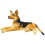 Hilde the German Shepherd | 34 Inch Tail Measurement not Included! Big Stuffed Animal Plush Dog | Shipping from Texas | By TigerHart Toys