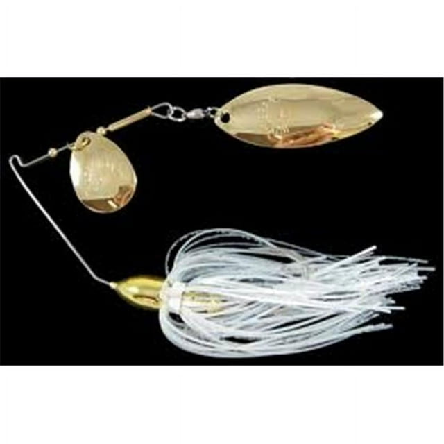 Hildebrandt 3.5SSGWH Size 1/4oz White Snagless Sally Spinnerbait