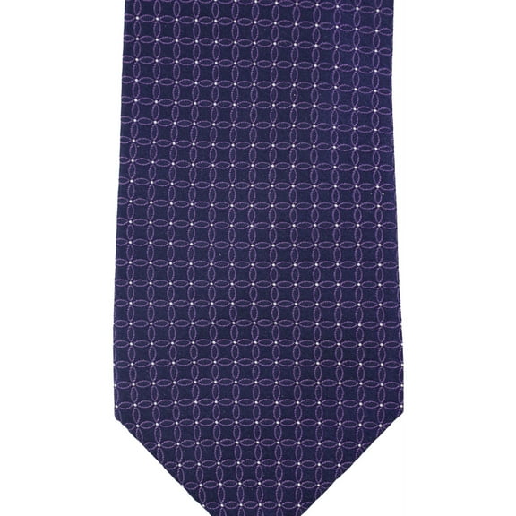 Hilditch & Key Mens Circles Self-tied Necktie, Purple, One Size