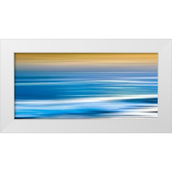 Hile, Scott 18x10 White Modern Wood Framed Museum Art Print Titled - Monterey Sunrise