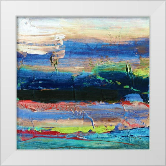 Hile, Scott 26x26 White Modern Wood Framed Museum Art Print Titled - Goopy 2