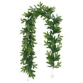thumbnail image 1 of Hilehuti 180cm Realistic Christmas Greenery Garland, Natural Droopy Soft Bendable Artificial Garland for Mantle Decor and Indoor Holiday Decorations, 1 of 9