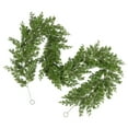 thumbnail image 1 of Hilehuti 180cm Realistic Christmas Greenery Garland, Natural Droopy Soft Bendable Cedar Garland for Indoor Mantle Decor and Holiday Decorations, 1 of 7