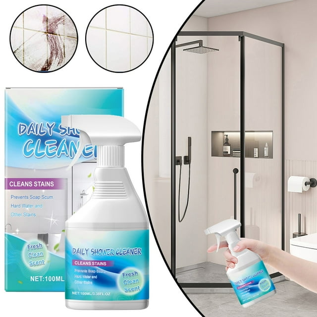 Hilehuti Christmas Clearance Cleaning Agents,Clean Shower Daily Shower