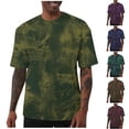thumbnail image 1 of Hilenly Big and Tall T Shirts for Men Short Sleeve Crewneck Tie Dye Shirt Casual Athletic Tees, 1 of 7