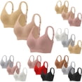 thumbnail image 1 of Hilenly Womens Plus Size Jelly Bras Soft No Underwire Bras Low Impact Sports Yoga Bra T Shirt Bra for Everyday, 1 of 9