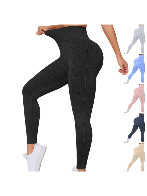 Workout Leggings for Women Tummy Control Butt Lifting Yoga Pants Stretchy Quick Dry Gym Leggings