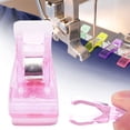 thumbnail image 1 of Hilingoto 100 Pcs Clips for Sewing, Multi-Purpose Plastic Fabric Quilting Clips for Crafting Crocheting Cross Stitch Knitting Quilting Accessories(Pink), 1 of 5