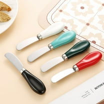 Hilingoto Christmas clearance Jam spatula dark green, jam spreader Stainless steel, A