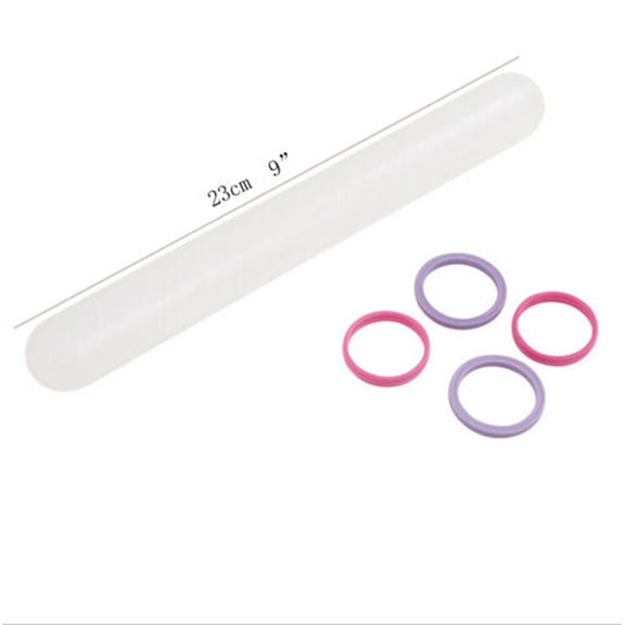 Hilingoto Clearance Adjustable Non-Stick Fondant Rolling Pin, Cooking Baking Roller Cake Rolling Pin Silicone Fondant Non-Stick KitchenDining Bar Christmas Clearance