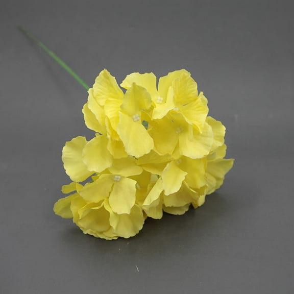 Hilingoto Clearance! Artificial Flower Yellow Pcs 6 Inch Silk Hydrangea Heads Artificial Decoration Flowers Garden Floral Décor Purple, Household Imitation