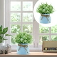 thumbnail image 1 of Hilingoto Clearance! Artificial Flowers Potted Plants Flowers in Pots Decorate Home Bathroom Kitchen Rustic Table Centerpiece Interior Outdoor Decor Household Imitation, 1 of 9