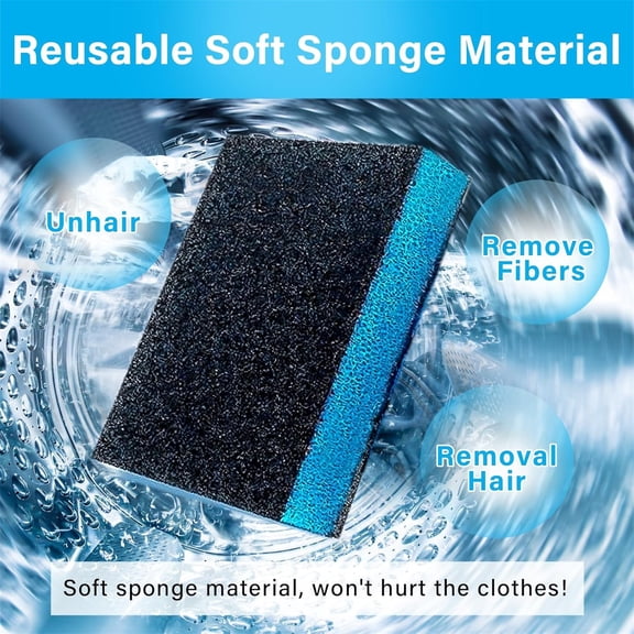 Hilingoto Clearance Christmas Gift For Lint Roller For Washing Machines, Washing Machine Pet Hair Collector, Reusable Tool For Efficiently Trapping Dog & Cat Hair, Lint and Dander in Laundry