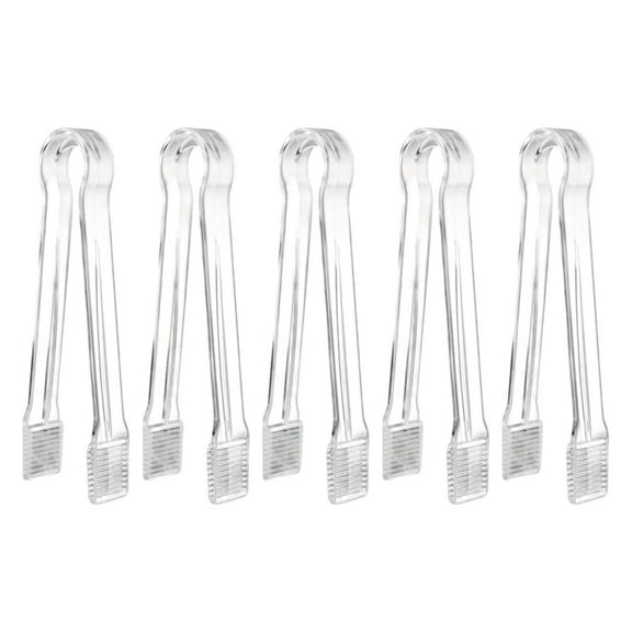 Hilingoto Clearance Christmas Gift For Plastic Tongs, Plastic Serving Tongs 2025 New Disposable Plastic Tongs Kitchen Small Serving Utensils For Buffet Salad Barbecue Ice 6.3 inches