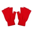 thumbnail image 1 of Hilingoto Clearance! Gloves, Women Men Winter Warm Knitted Fingerless Half Finger Gloves Knit Mitten, 1 Pair of Gloves, 1 of 8