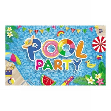 Summer Pool Party And Tablecloth Party Supplies For Beach Summer …