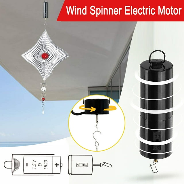 Hilingoto Clearance! Special Drive Motor for Rotating Wind Chimes