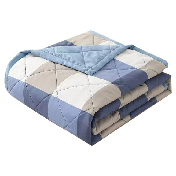 Hilingoto Clearance Summer Cooler Quilt for Hot Sleepers and Night Sweats Ice Blanket for Sleeping Cooler Comforter Double Cold Effect Blanket Cooler Fiber Ice Blanket for All Season Lightweight