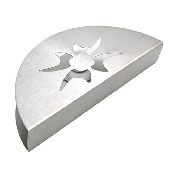 Hilingoto Decoration Napkin Table Holder Accessories Rack for Tables Kitchen Napkin Kitchen，Dining & Bar, Stainless Steel, Napkin Holder Fan-Shaped Napkin Holder Creative Paper Towel Holder Shelves