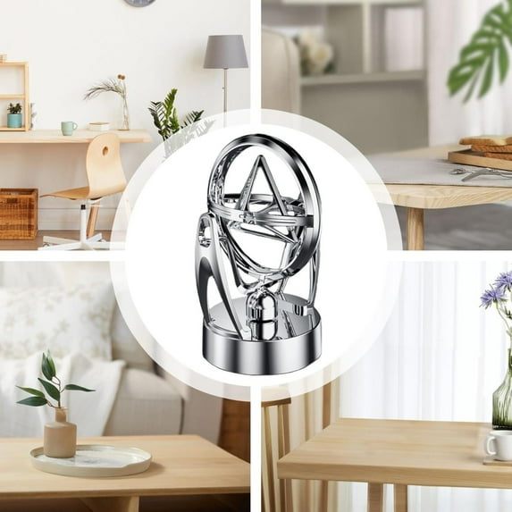 Hilingoto Desktop Dress Up, Perpetual Motion Desk Toy Usb Ornament Ornamental Craft Toys Perpetual Motion Rotation Model Ornaments for Home Desk Single Attribute Clearance!