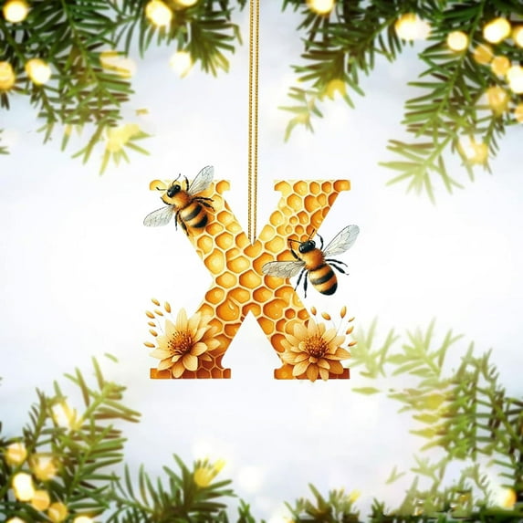 Hilingoto Household Pendantclearance! Cute Be E Cartoon 2D Acrylic Pendant Jewelry Cute Honeycomb Pendant Acrylic Pendant Gift Pendant with Tied Rope Pendant Beads for Entrance Bedroom, A Pendant