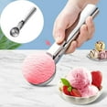 thumbnail image 1 of Fruit Watermelon Ice Cream Scoop, Hilingoto Ice Cream Scoop, Stainless Steel Ice Spoon with Ice Spoon Ice Scoop for Ice Cookies Cake Dough Meatball Melon Dragon Fruit Papaya Watermelon, 1 of 9